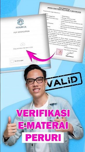 Jangan Lupa Verifikasi Dulu Dokumen Yang Sudah Ditempel E-Materai