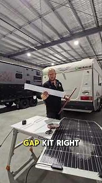 How to stick your flexible solar panels down correctly with vented gap kits from Solar 4 Rvs
