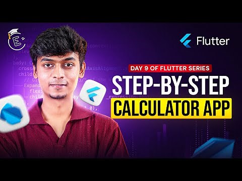 #9 Calculator app step by step | Flutter tutorials | EMC