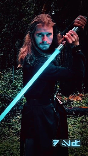 Into the forest #starwars #cosplay #lightsaber #obiwan #jedi @Defiant_Studios_INC