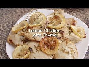 Easy Springtime Lemon Chicken with Thyme Recipe | Big Y Dig In & Do It!