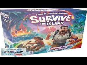Asmodee Survive The Island Board Game (2024 Edition) Thrilling Escape Adventure