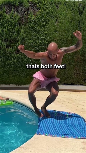 Pool Jump Touch Challenge 🤣