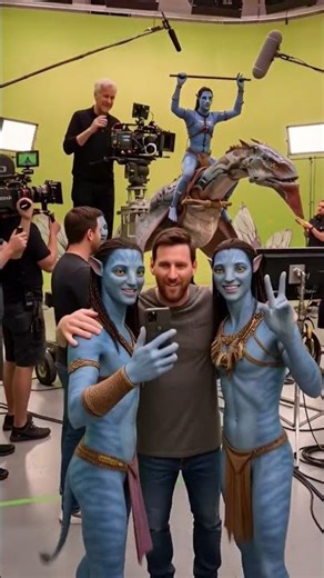 MESSI Meets AVATAR on James Cameron's Set! 😱 Behind The Scenes [EXCLUSIVE]