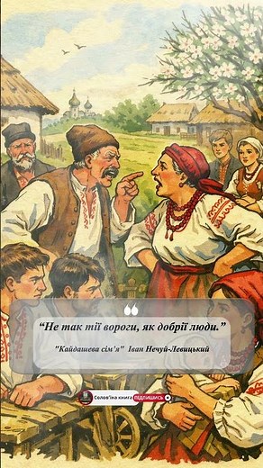 Головні цитати "Кайдашева сім'я" #цитата #класика #українськамова