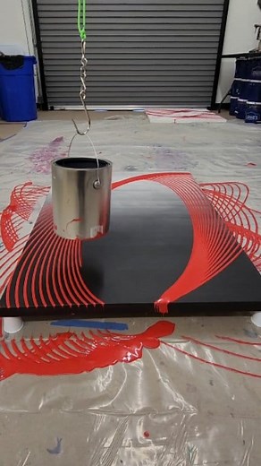 45K views · 1.3K reactions | Friends of mine came over and made this killer #pendulum painting for their home #mixedmediagirl | Mixed Media Girl | Facebook