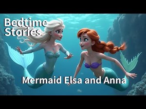 Mermaid Elsa & Anna's Underwater Adventure | Bedtime Story for Kids