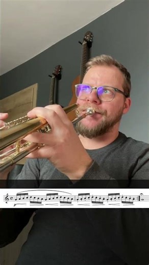 Airflow + Articulation #dailypractice #trumpet #basics
