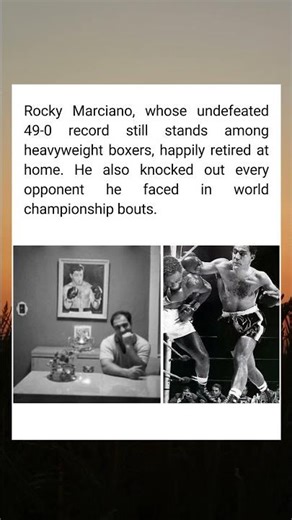 The Heavyweight Who Retired Unbeaten