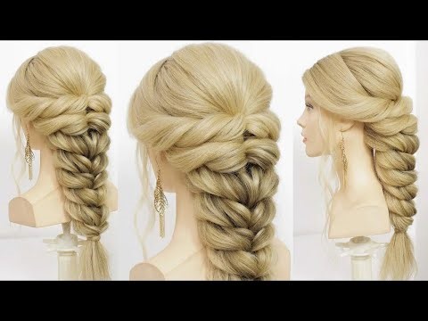 Bridal Updo Tutorial. Wedding Prom Hairstyles For Long Hair