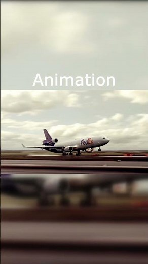 Animation vs Real Life - FedEx Express Flight 80 #planecrash