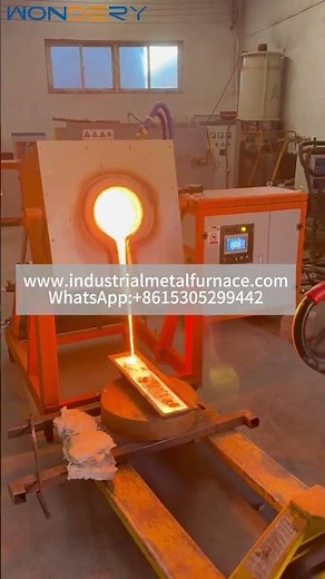 2-10KHZ IGBT medium frequency steel induction melting furnace #inductionfurnace#steelmelting