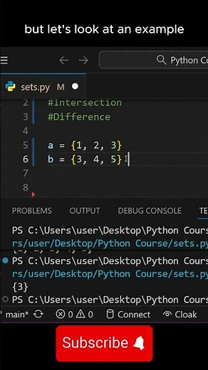 A difference B #coding #pythonforbeginners