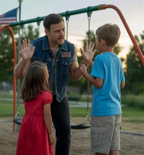 The day a biker took his deaf daughter to the park— and a barefoot boy shifted the entire course of their lives My little girl lived in silence for six years. No music. No cartoons. No laughter. Not even her own voice. My name’s Marcus. I run a motorcycle club out of Memphis, Tennessee. People see the leather, the ink, the bike—and assume I’m built out of steel. But nothing has ever broken me the way it does when my daughter’s mouth forms the word Daddy, and she can’t hear herself say it. We tri