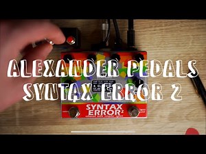 Writing With the Alexander Pedals: Syntax Error 2 (Feat. Emily Harpist)