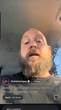 David Esslinger apologizes after asking for a civil war