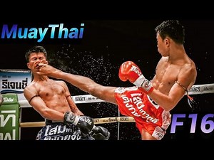 F16(Red)!เอฟ16ตีแต่ตอจึกๆๆムエタイMuaythai fight!肘打ち炸裂！！タイTV全国生中継！
