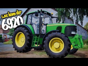 JOHN DEERE 6920 von Virtual Farmers | Testfahrt auf der Hof Bergmann | LANDWIRTSCHAFTS SIMULATOR 22