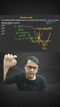Tricky JEE Mains PYQ from Quadratic Equation