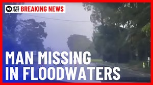 #Breaking : A search is underway for a man swept away by floodwaters in the Lismore area. The man managed to escape when his vehicle was swept off a bridge, but he was then washed away. | 10 News