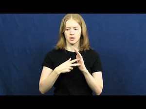 Watch how to sign 'quite' in American Sign Language.