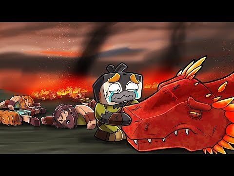 Minecraft Dragons - DEATH OF MY FIRE DRAGON!