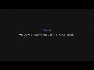 How to control and level playback volume in Audirvāna