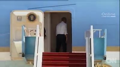 Sometimes, it's Friday and you just have to go. President Obama had to yell repeatedly for President Bill Clinton to get on Air Force One when they were leaving Israel http://cnn.it/2dG6e4G | CNN