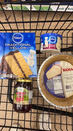 Dollar Tree Dinners on Instagram: "Day 2 of 12 Days of Dollar Tree Christmas Desserts! Today we’re making Raspberry Cheesecake Cookies using @pillsbury Traditional Yellow Cake Mix + their Cream Cheese Frosting A Dollar Tree dupe of those $5 bakery cookies…for under $1 each INGREDIENTS: • 1 15.25 oz. box Pillsbury Traditional Yellow Cake Mix • 7 tbsp oil (a little under ½ cup) • ½ cup unsweetened applesauce or 2 eggs • Graham cracker pie crust (crumbled into crumbs) • 1 8 oz. tub Pillsbury Cream 