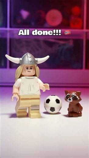 Building Erling Haaland in LEGO!!! ⚽️🏟️🇳🇴 #worldcup #fifaworldcup #worldcup2026 #haaland