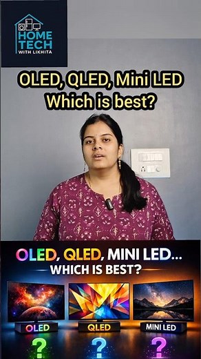 OLED vs QLED vs Mini LED – Which TV is BEST? #OLED #QLED #MiniLED #SmartTV #TVBuyingGuide #ytshorts