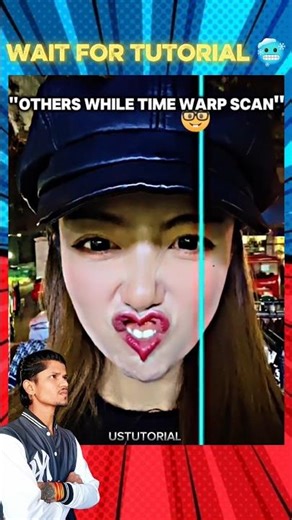 Time warp scan filters 😯 Wait For End #trollface #filterchallenge #shorts