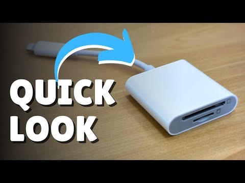 QUICK LOOK at SUNTRSI SD Card Reader for iPhone