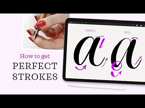 Thin and Thick Calligraphy Strokes in Procreate – My Top 3 Tips