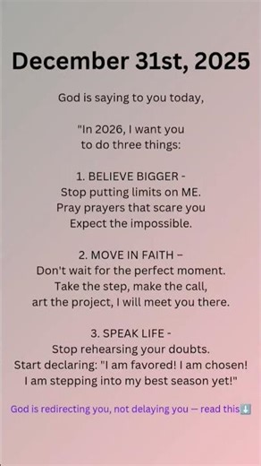 God message December 31st 2025 #godsays #godmessage #godsmessage #ytshorts #shorts