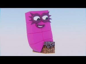 Softbody NumberBlocks Eight in Minecraft