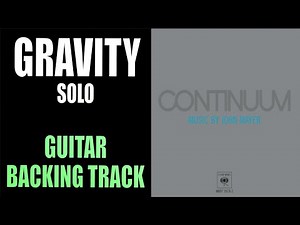 Gravity | Guitar Backing Track | Solo Section | John Mayer