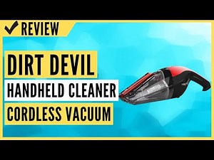 Dirt Devil Handheld Cleaner Quick Flip 8 Volt Lithium Cordless Red Hand Vacuum BD30010 Review