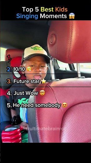 Top 5 best kids singing moments 🤯 (this kids are young superstars) 💪🏻😍