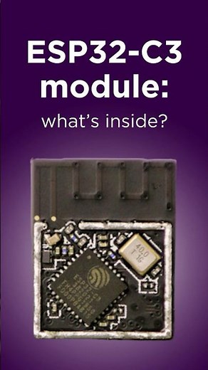 What’s inside an ESP32-C3-MINI-1 module? #arduino #robotics #arduinoproject #esp32