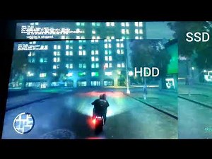 GTA 4 PS3 frame rate HDD vs SSD