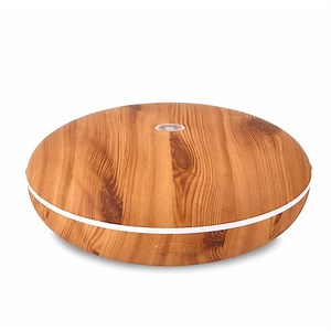 Difuzor de arome Biovita AromatiX, culoarea lemnului, 400 ml, 20 ore autonomie, fara BPA, 7 lumini - eMAG.ro