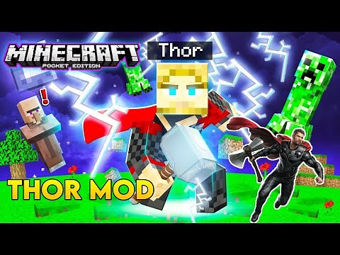 ✓Thor Addon for Mcpe mod | Thor mod for Minecraft bedrock edition