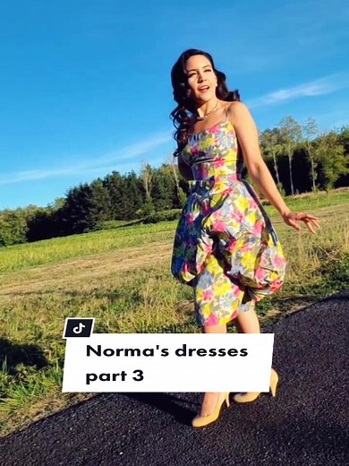 Part 3 #normasdresses #50sdress #bubbleskirt #vintagedress #sewingproject #vintageclothes #vintagefashion