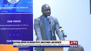 The Ghana Statistical Service (GSS) has released the first edition of the National Report on Productivity, Employment, and Growth. According to the report, labour productivity grew faster than technology-based changes in output. #JoyNews | JoyNews