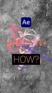 How to Create and Animate a Procedural Graffiti in After Effects