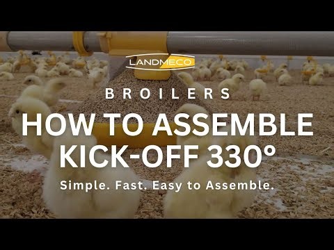How to Assemble LANDMECO’s Kick-off 330° Pan Feeding System for Broilers