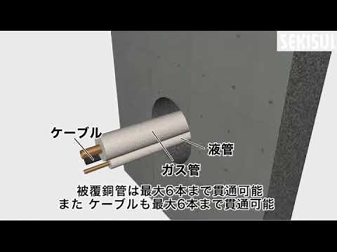 フィブロック 冷媒管用（壁貫通）