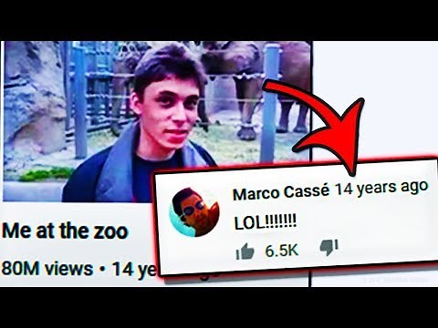 Here Is The FIRST Comment On YouTube... Ever.