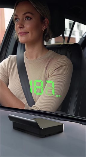 Car HUD Head Up Display, Digital GPS Speedometer with Large Font, USB Plug Play & Automatic Brightness Adjustment, Car Driving Essential #CarHUD #GPSHUDSpeedometer #HeadUpDisplay #CarSafetyAccessory#USBPlugPlay